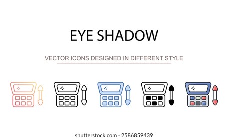 Eye Shadow icon design with white background stock illustration