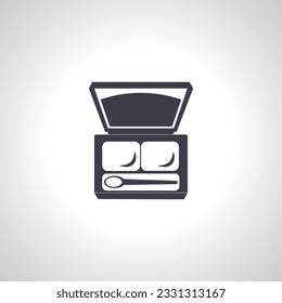 eye shadow icon. makeup sign, eye cosmetics icon