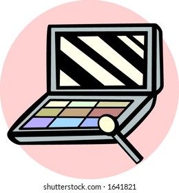 maquillaje de sombras oculares