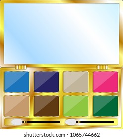 Eye shadow palette icon