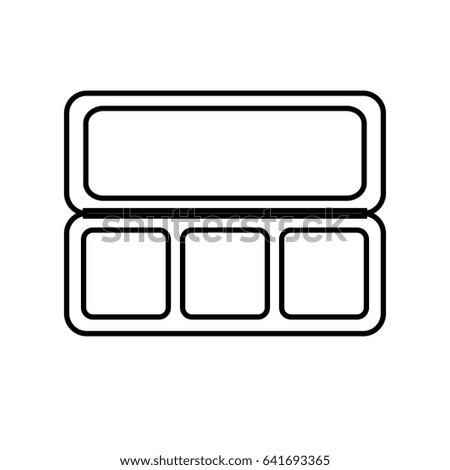 Eye shadow palette icon