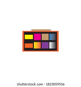 Eye shadow vector design ilustration icon logo templat
