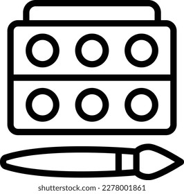 Ilustración de diseño del icono del vector de sombra ocular