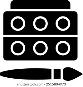 Lidschatten Vektor Symbol Design Illustration