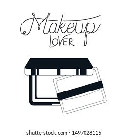 eye shadows colors and blush make up icons