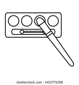 eye shadows make up drawing icon