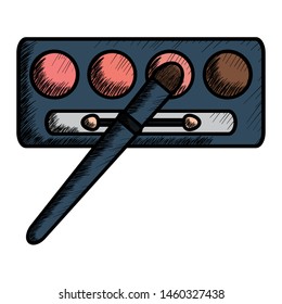 eye shadows make up drawing icon