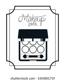 eye shadows make up in frame