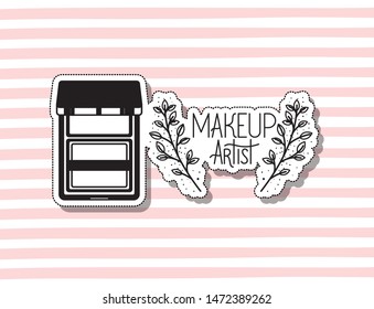 eye shadows make up in frame