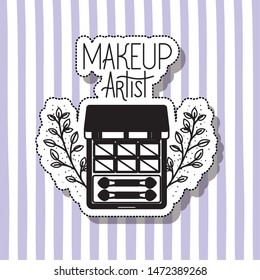 eye shadows make up in frame