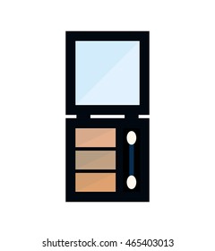 eye shadows make up style product icon. Isolated and flat illustration. Vector graphic