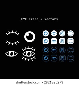 Eye Shape Collection Icon Design