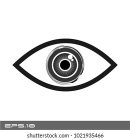 eye shape logo icon