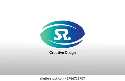 Eye Shape SR Logo Design for Creative Business