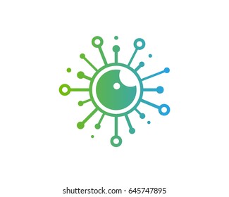 Eye Share Icon Logo Design Element