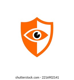 eye shield Logo can be use for icon, sign, logo and etc
