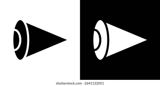 Eye side icon symbols. Vector illustration.
