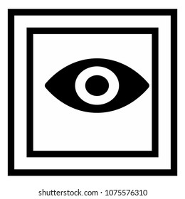eye sign icon