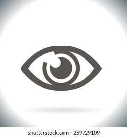 Eye sign icon