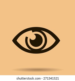 Eye sign icon