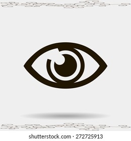 Eye sign icon