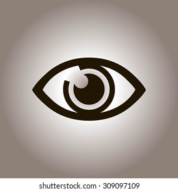 Eye sign icon