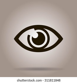 Eye sign icon