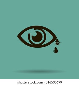 Eye sign icon