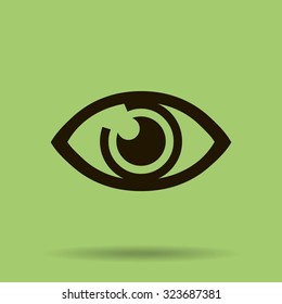 Eye sign icon