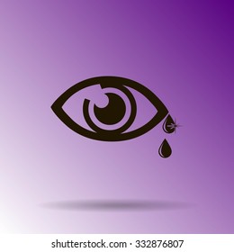 Eye sign icon