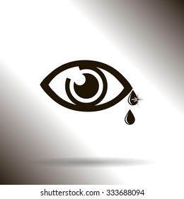 Eye sign icon