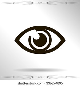 Eye sign icon