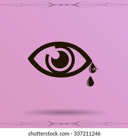 Eye sign icon