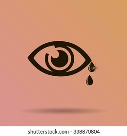 Eye sign icon