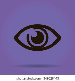 Eye sign icon