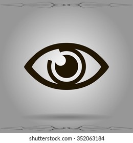 Eye sign icon