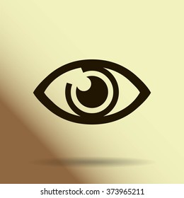 Eye sign icon