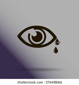 Eye sign icon