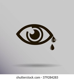 Eye sign icon