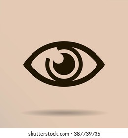 Eye sign icon