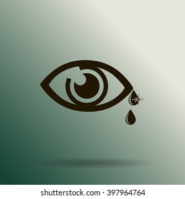 Eye sign icon