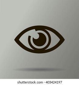 Eye sign icon