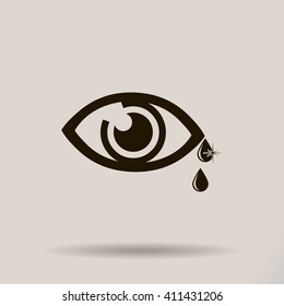 Eye sign icon