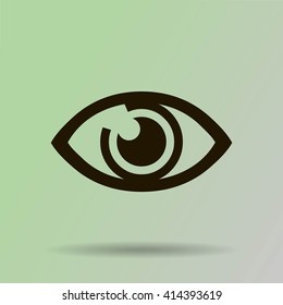 Eye sign icon