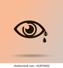Eye sign icon