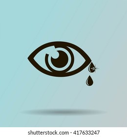 Eye sign icon