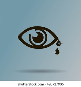 Eye sign icon