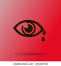 Eye sign icon