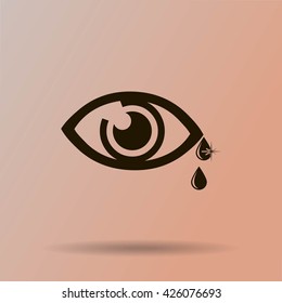Eye sign icon