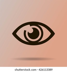 Eye sign icon